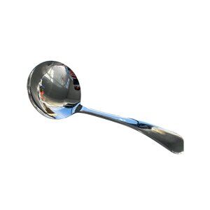 Chrome Plated Cream Ladle Spoon Made In England 5" Durable Elegant Kitchenware